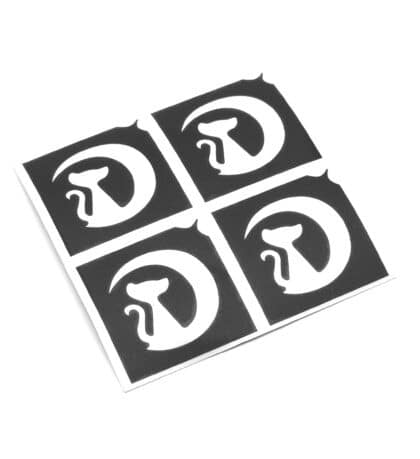 Glitzertatto Shop 4 Mini Mooncats fuer Glitzertattoos 3lagig entgittert und zugeschnitten