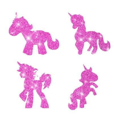 Glitzertattoo Schablone 4 Mini Mix Set