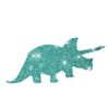 Glitzertattoo Schablone Dino Torosaurus Billy