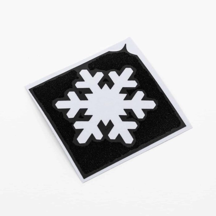 gts-fotos-31 Glitzertatto Schablone Schneeflocke 1 Kita Schablone für Glitzertattoo 3lagig und entgittert