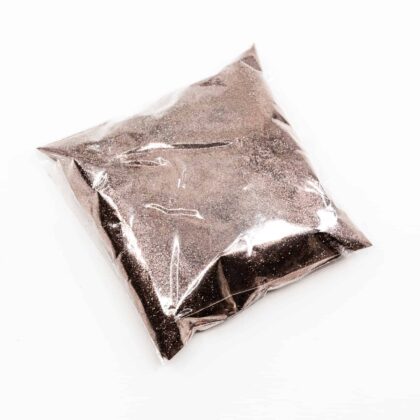 Glitzer in der Farbe Cooper