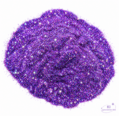 150gr. Kosmetik Glitzer Irrisierendes Violet