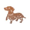 tiere_dackel Glitzertattoo Schablone Hund Waldi