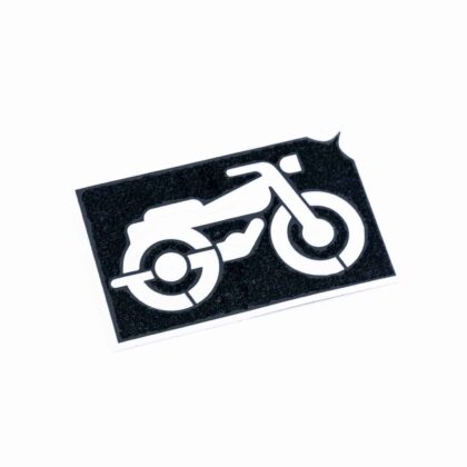 Glitzertattoo Schablone Motorrad