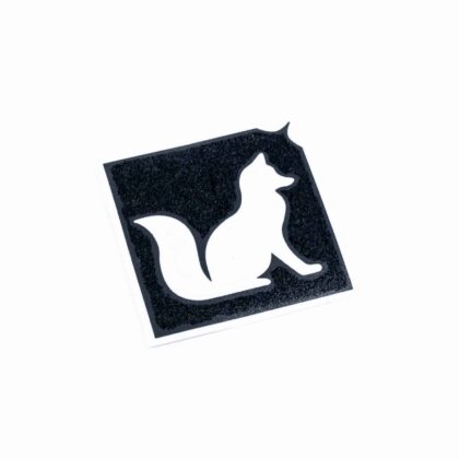 Glitzertatto Schablone Fuchs