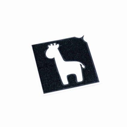 Glitzertattoo Schablone Giraffe