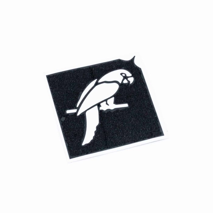 Glitzertattoo Schablone Papagai