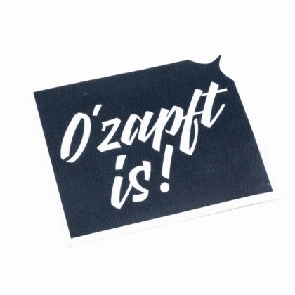 Glitzertattoo Schablone Motto Oktoberfest