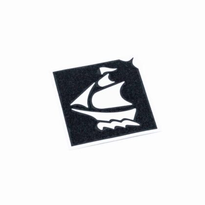 Glitzertattoo Schablone Schiff im Sturm