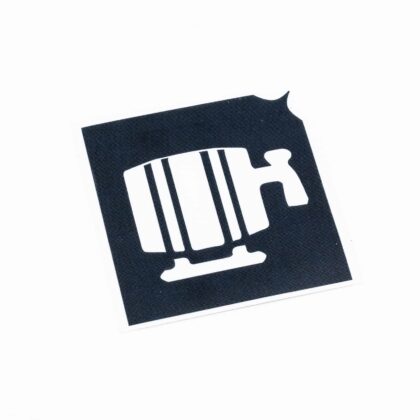 Glitzertattoo Schablone Motto Oktoberfest Bierfass