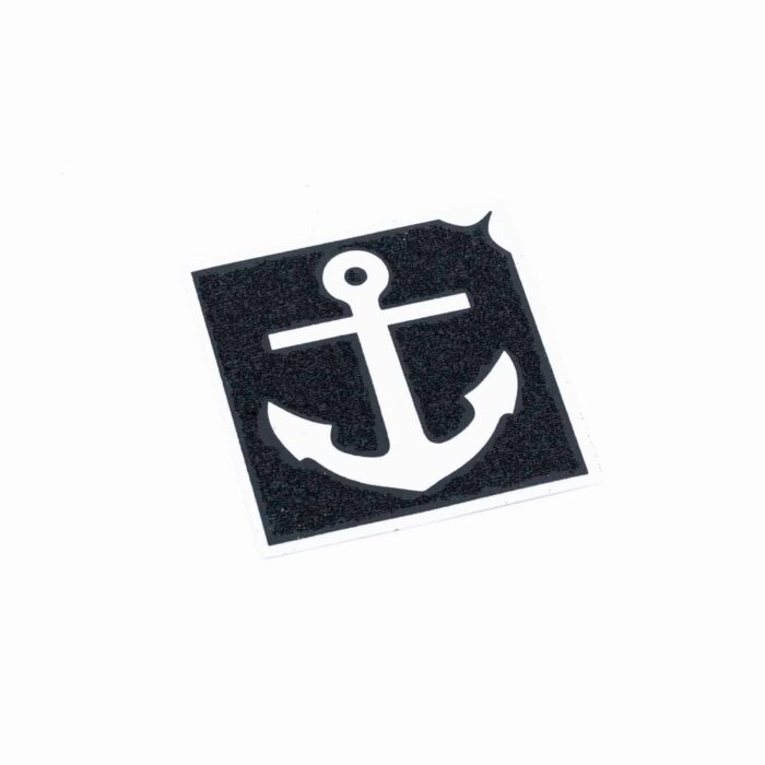 Glitzertattoo Schablone Anker