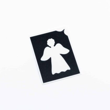 Glitzertattoo Schablone Motiv Engel