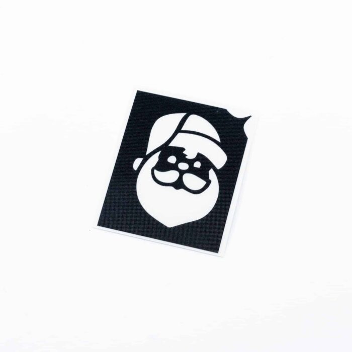 GTS-xmas-5 Glitzertattoo Schablone Motto Weihnachtsmann