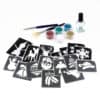 Glitzertattoo Frohe Weihnachten Set Kinderfest