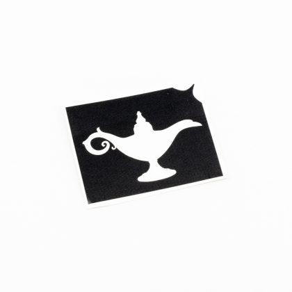 Glitzertattoo Schablone Wunderlampe