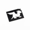 Glitzertattoo Schablone Schlossdrache