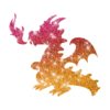 Glitzertattoo Schablone kleiner Drache