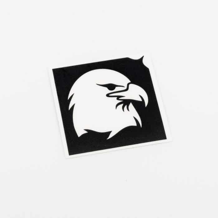 Glitzertattoo Schablone Adlerkopf