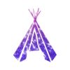 tipi Glitzertattoo Schablone Indianer Tipi