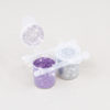 Glitzertattoo Glitzer in 2er Box Lila und Silver