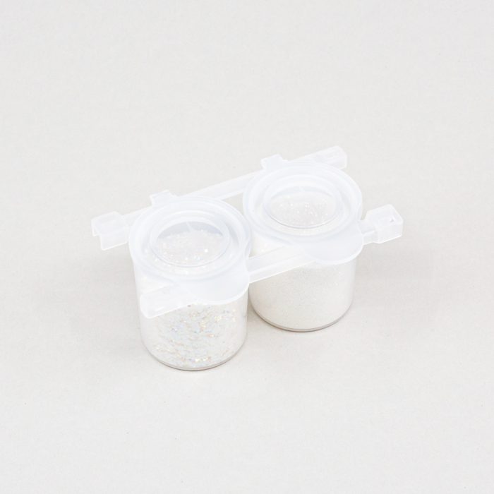 Glitzertattoo Shop Uni Twins mit Glitzer Rainbow