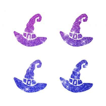 Glitzertattoo Schablone 4 Minis