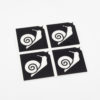 Glitzertattoo Schablone 4 Mini lahme Schnecke Glitzeretattoo Shop