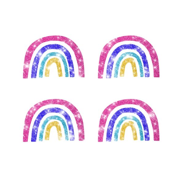 Glitzertattoo-shop 4 Mini Regenbogen