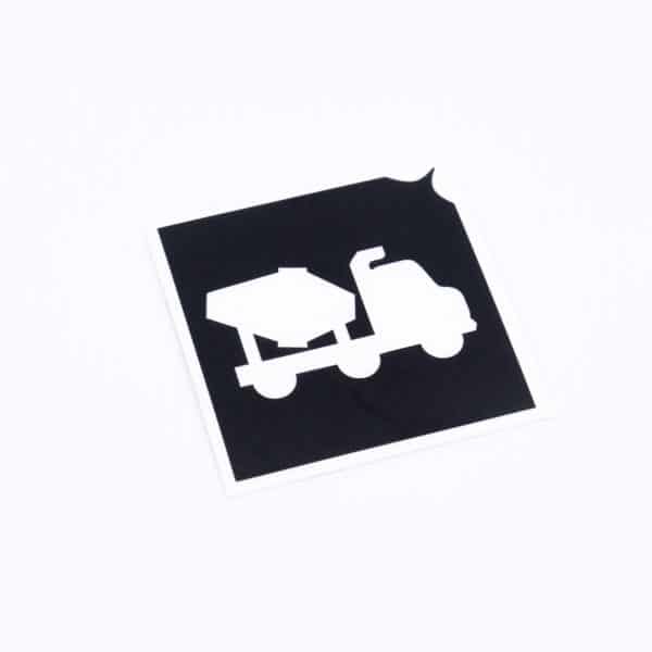 Glitzertatto-shop Betonmischer