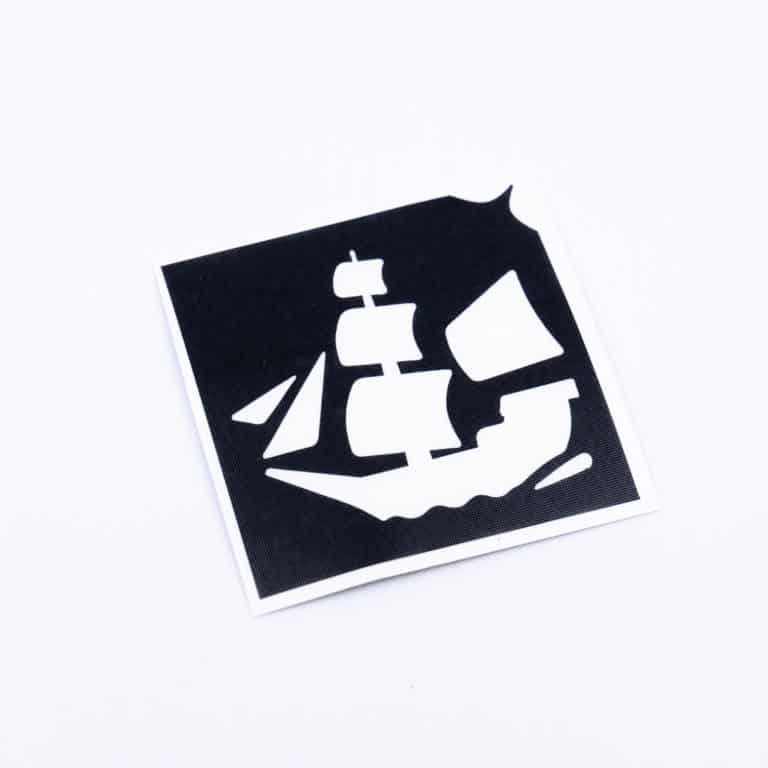 Glitzertattoo Schablone