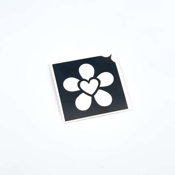 Glitzertattoo-shop Herzblume