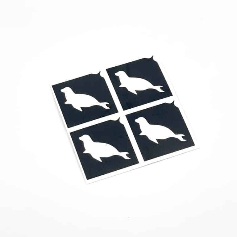 Glitzertatto-shop 4 Mini Robben