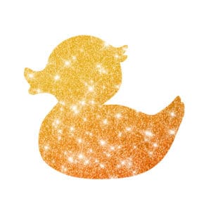 Glitzertatto-shop Bambini süßes Entchen