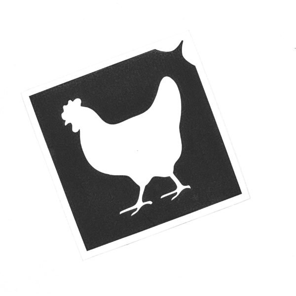 Glitzertatto Shop Hühnchen