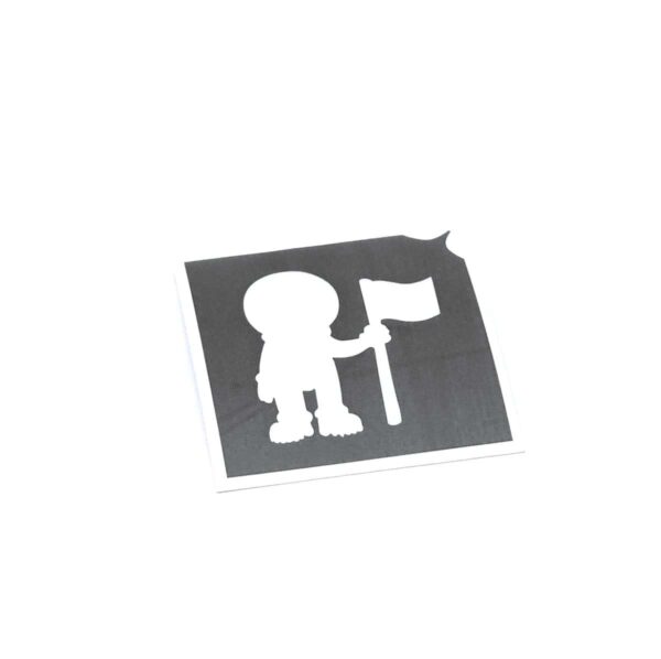 Glitzertattoo Shop Astro Flagge fuer Glitzertattoos, 3lagig, entgittert und zugeschnitten