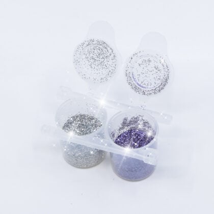 20gr.-Bio-Glitzer-Silver-Violet-015 2x10gr. Bio Glitzer für Glitzertattoos für Kinder