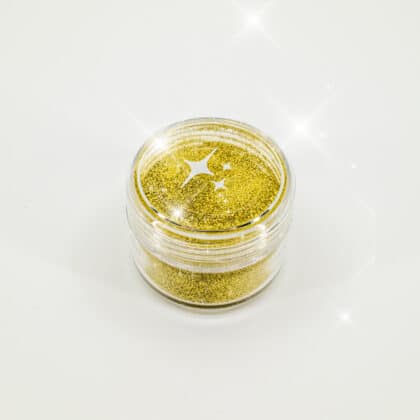 Bioglitzer Gold mit Deckel