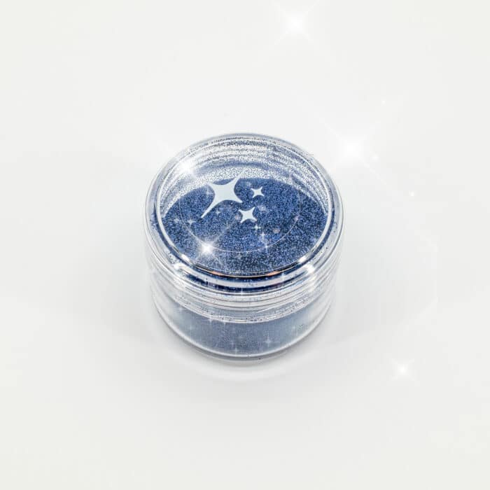 Bioglitzer Midnight-Blue mit Deckel
