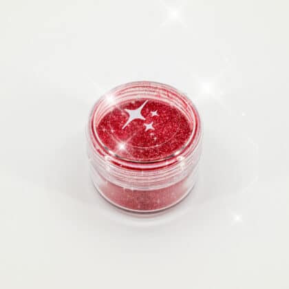Bioglitzer Red mit Deckel