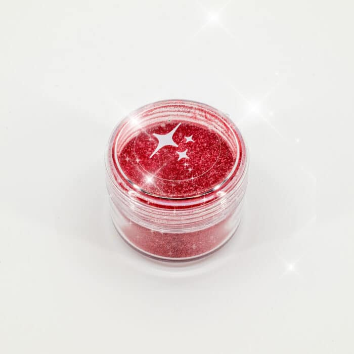 Bioglitzer Red mit Deckel