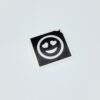 Glitzertatto Schablone Smilie verliebt 3lagig entgittert und zugeschnitten