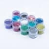 15 x 15gr. Bio Glitzerfarben für Glitzertattoos