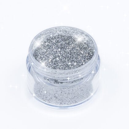 Kosmetik Bio Glitzer Silver für Glitzer Tattoos