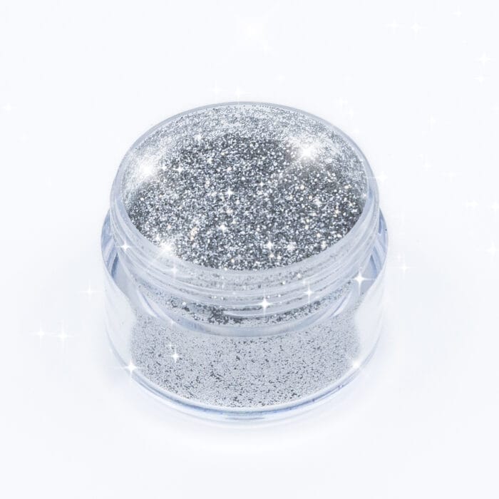 Kosmetik Bio Glitzer Silver für Glitzer Tattoos