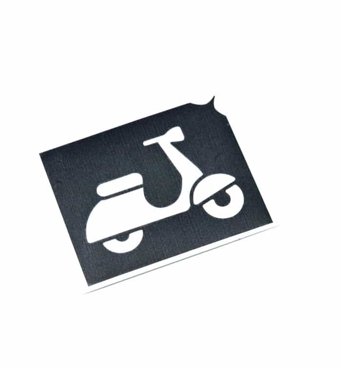 Vesper Schablone für Glitzertattos für Kinder. Größe ist 8,0 x 6,0cm. 3lagig, entgittert und zugeschnitten. Zusätzlich benötigt man Profi Hautkleber und Bio Glitzer.