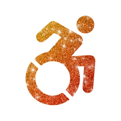 Rolli Schablone für Glitzertattoos