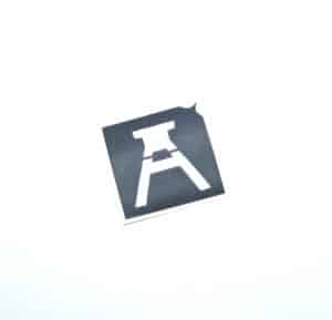 Bergbau Förderturm Layout Schablone für Glitzertattoos