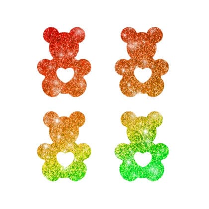 4 Mini Herzbaerchen