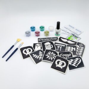 Oktoberfest-Glitzertattoo-Set