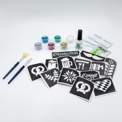 Oktoberfest-Glitzertattoo-Set